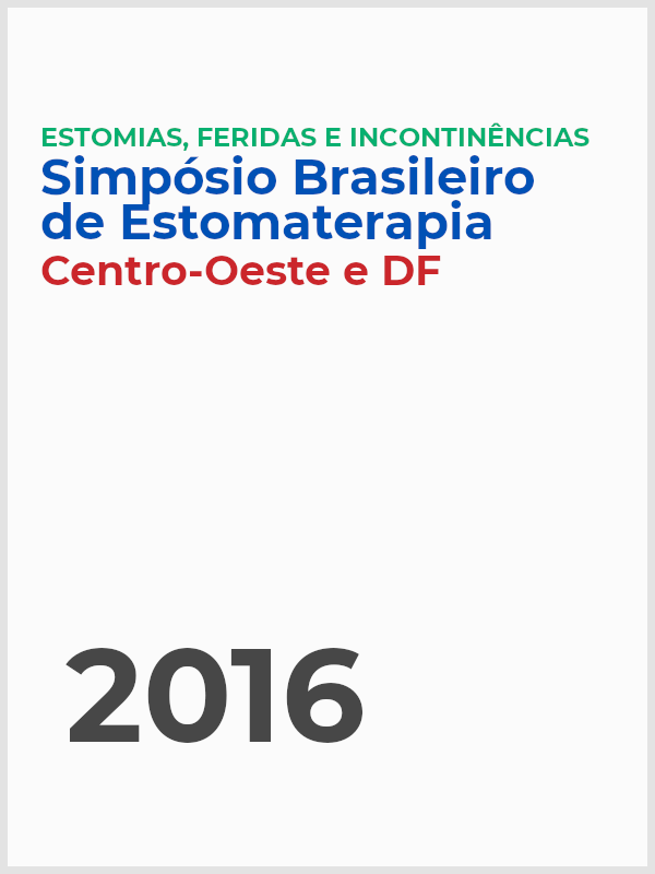 					Visualizar 2016: Simpósio Brasileiro de Estomaterapia Centro-Oeste e Distrito Federal
				